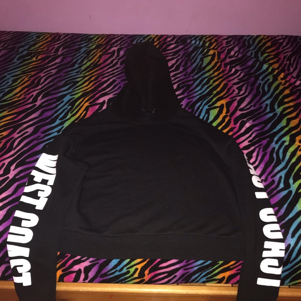 Cropped Printed Sweatshirt